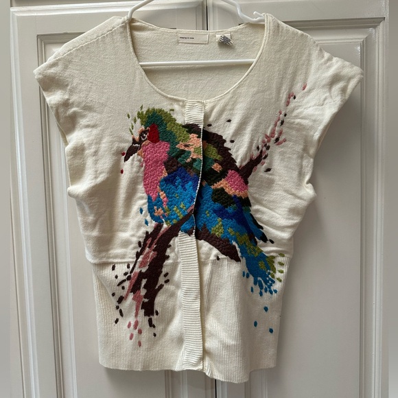 Sleeping On Snow Embroidered Sweater - Picture 1 of 6